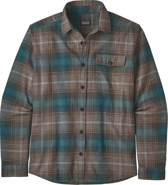 M's LW Fjord Flannel Shirt Canopy Bristle Brown Populärt val
