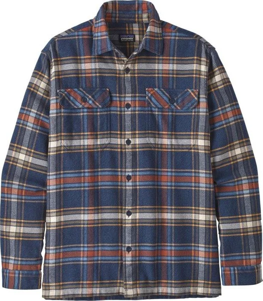 M's L/S Fjord Flannel Shirt Defender New Navy Endast denna vecka