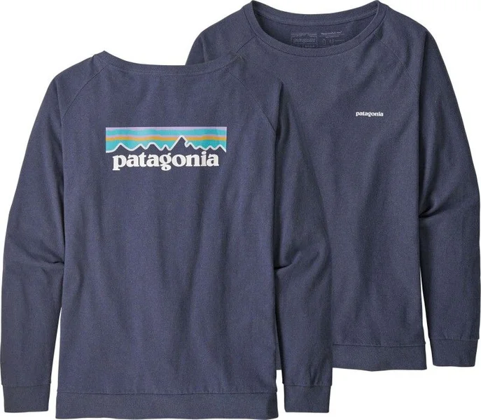 Reapris W's L/S Pastel P-6 Logo Responsibili-Tee Dolomite Blue