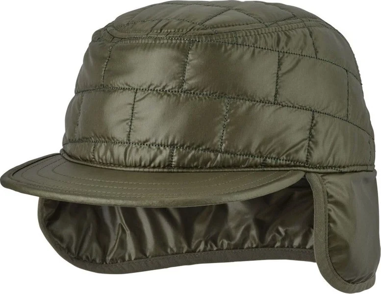 Billig Nano Puff Earflap Cap Industrial Green