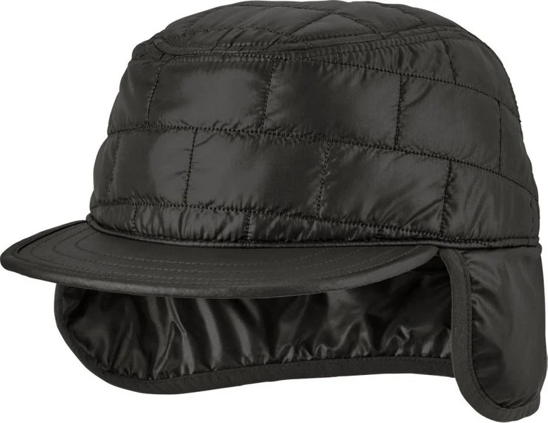 Rabatter Nano Puff Earflap Cap Black