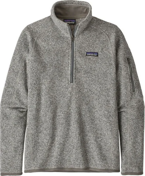 W's Better Sweater 1/4 Zip Birch White Snabb leverans