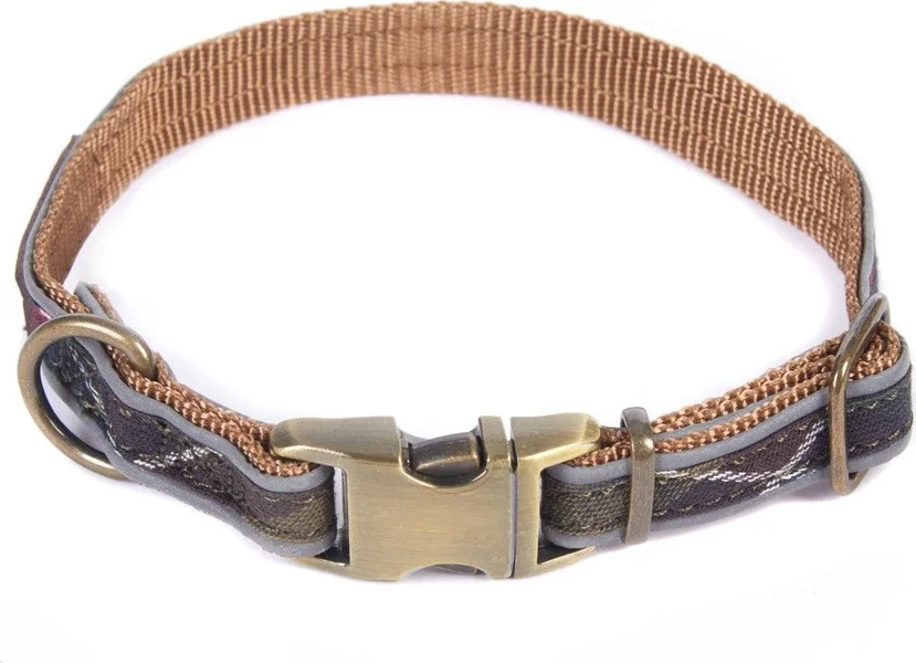 Beställ nu Reflective Tartan Dog Collar Classic