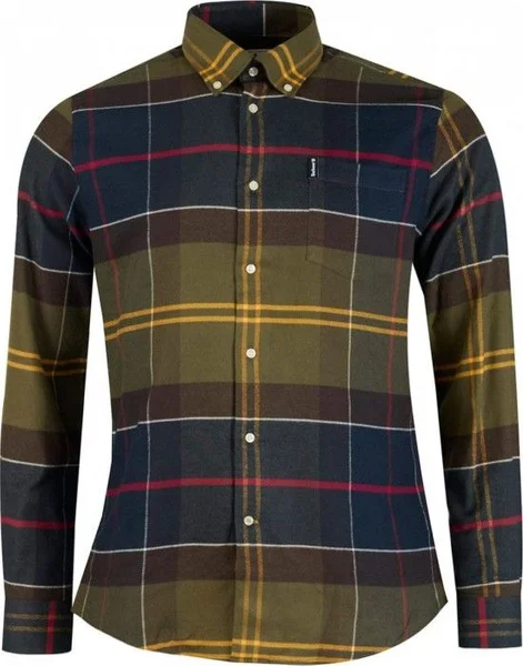 M's John 3 Tailored Shirt Classic Tartan Billigare
