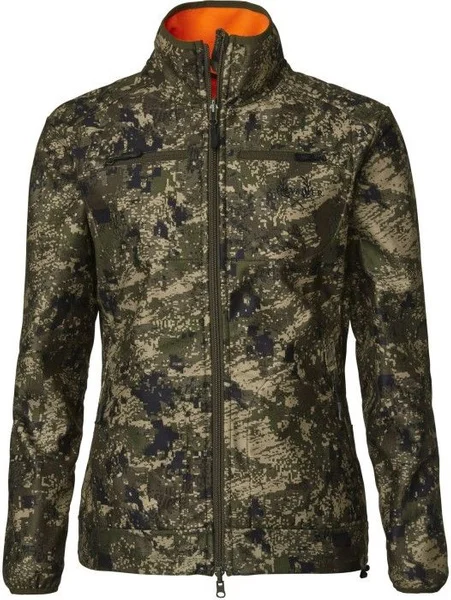 Pixel Camo Reversible Windblocker Coat Women Pixel/HiViz Lågt pris