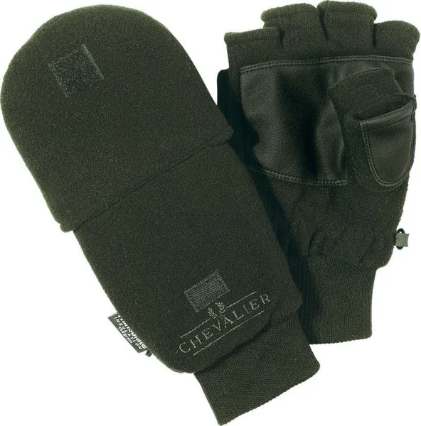 Handla nu Fleece Glove w Hood Green