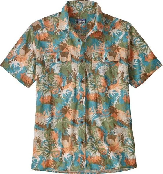 M's Steersman Shirt Wild Waratah Matcha Green Bästa pris