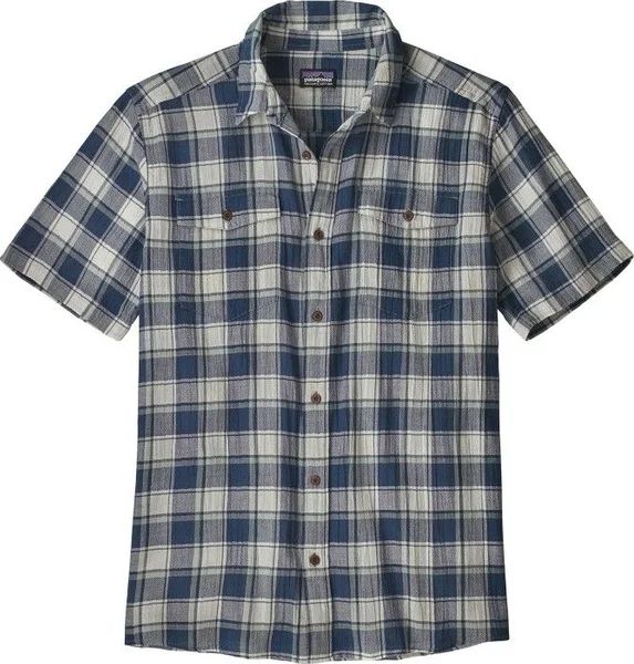 Beställ nu M's Steersman Shirt Protester Plaid Stone Blue