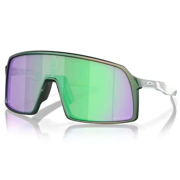 Oakley Sutro Matte Silver Green Colorshift Prizm Road Jade I lager