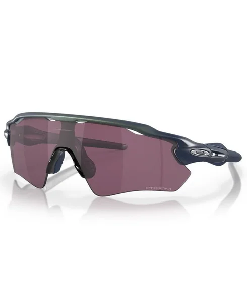 I lager Radar EV Path Matte Silver/Blue Colorshift F Prizm Road Black