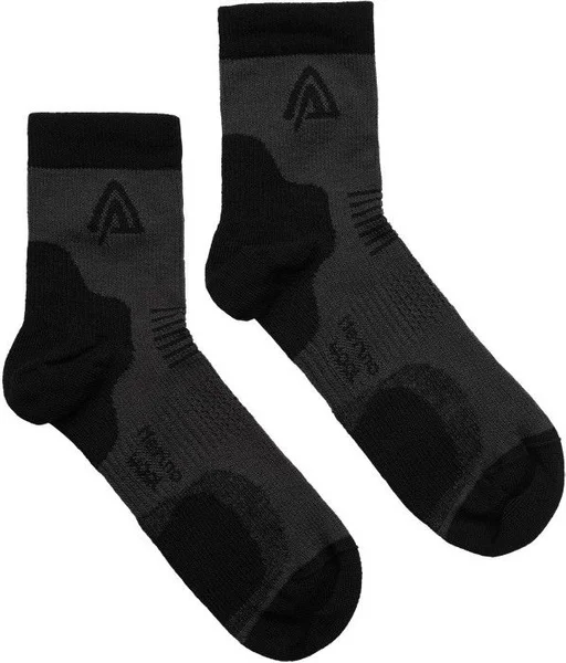 Beställ nu Aclima Running Socks 2-pack Unisex Iron Gate/Jet Black