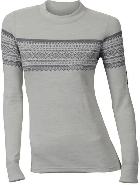 Aclima DesignWool MARIUS Crew Neck Woman Gråfjell Utförsäljning