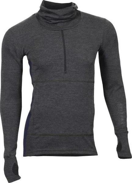 Kundfavorit Aclima WarmWool Hoodie Zip Man Marengo/Peacoat