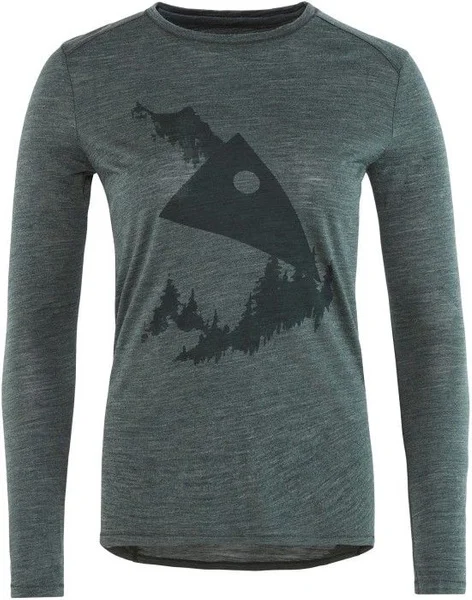 Beställ nu W's Eir Forest L/S Tee Spruce Green