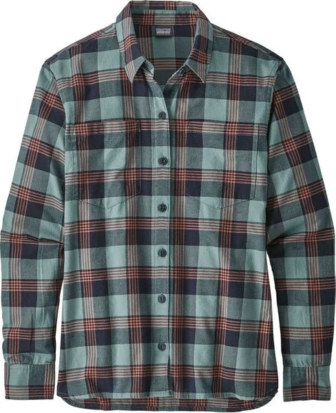 W's L/S Catbells Shirt Oxbow Shadow Blue Kampanjpris