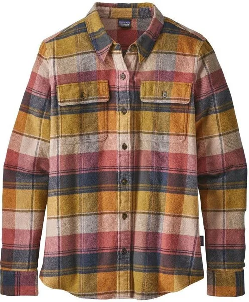 Snabb leverans W's L/S Fjord Flannel Shirt Spectra Kiln Pink