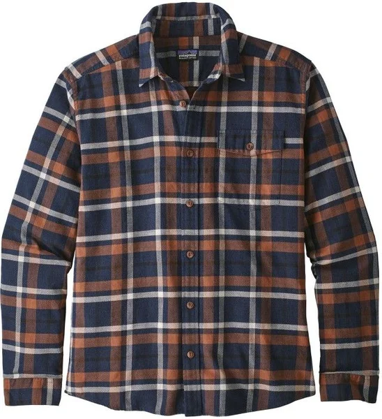 Sänkt pris M's LW Fjord Flannel Shirt Tom's Place Navy Blue
