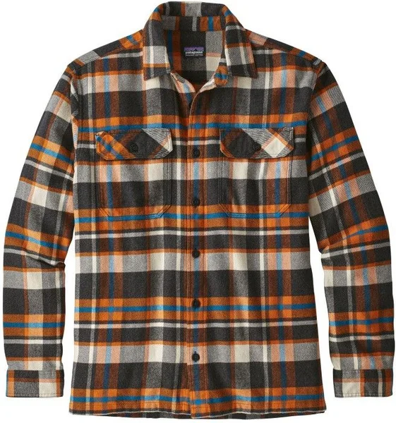 Nedsatt pris M's L/S Fjord Flannel Shirt Basin Marigold