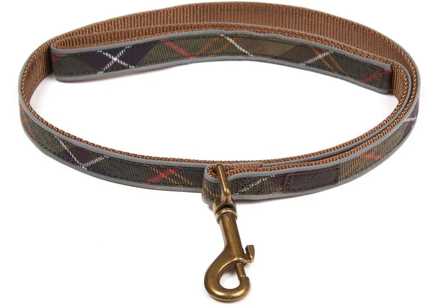 Säker betalning Reflective Tartan Dog Lead Classic Tartan