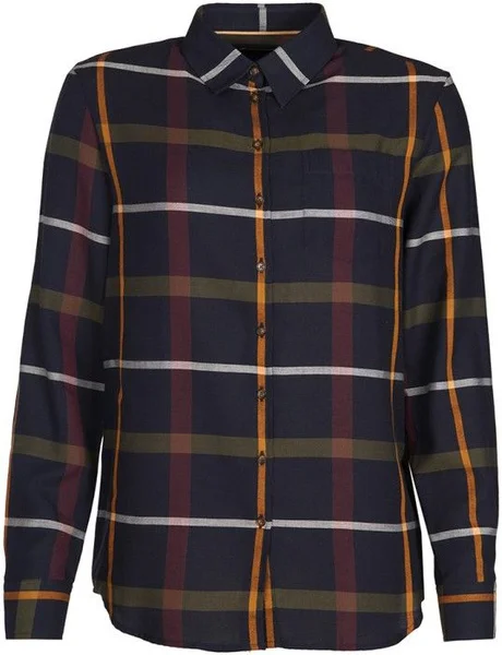 W's Oxer Shirt Navy Check Billig