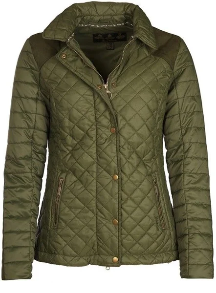 W's Quail Quilt Jacket Olive Sänkt pris