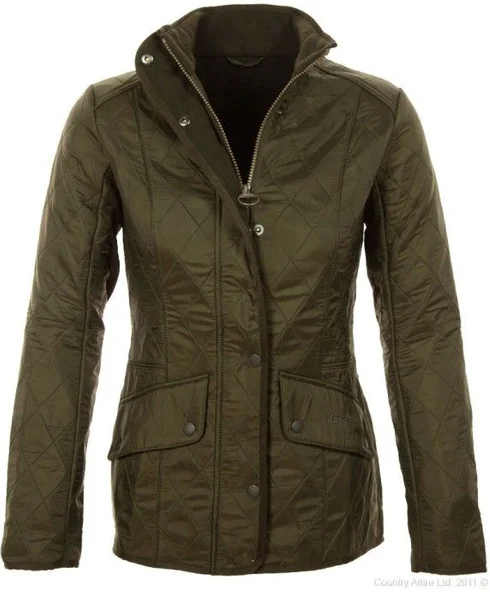 Begränsat antal W's Cavalry Polarquilt Check Dark Olive