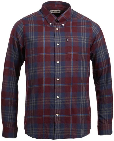 M's Stapleton Highland Check Merlot Fri frakt