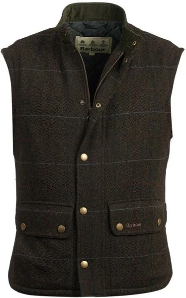 M's Wool Lowerdale Gilet Olive Kundfavorit