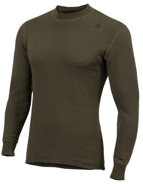 Aclima WarmWool Crew Neck Man (2019) Olive Night/Capulet Olive Snabb leverans