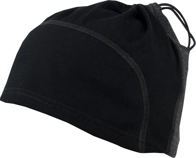 Snabb leverans Aclima Lightwool Multifunction Beanie Marengo/Jet Black