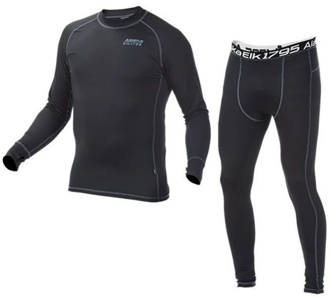 Alaska Underställ Cooldry 180g Unisex Black Billig