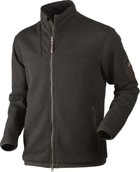 I lager Norja HSP Cardigan Full Zip Brown Melange