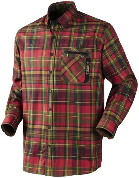 Newton L/S Skjorta Fiery Red Erbjudande