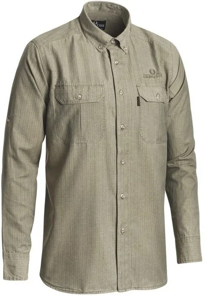 Handla nu Kenya Safari Shirt LS Tobacco