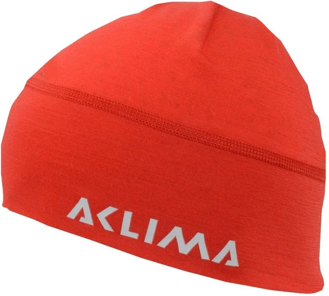 Beställ nu Aclima Lightwool Beanie Unisex High Risk Red