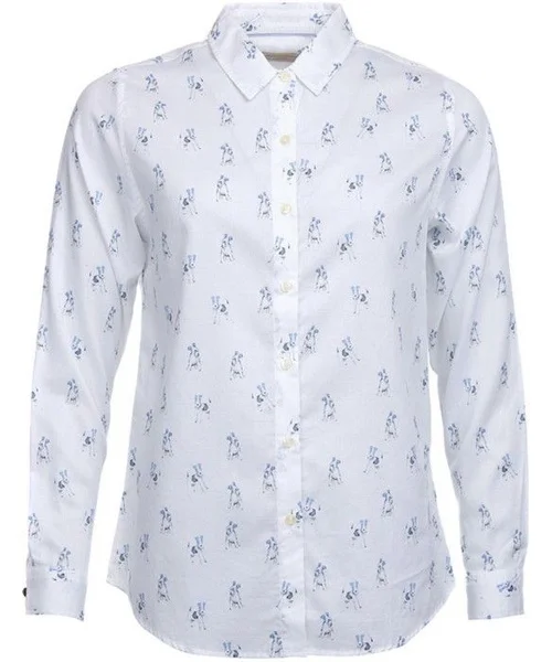 Köp nu W's Moorfoot Shirt White / Blue