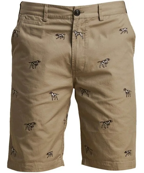 M's Feature Emb Shorts Stone Reapris