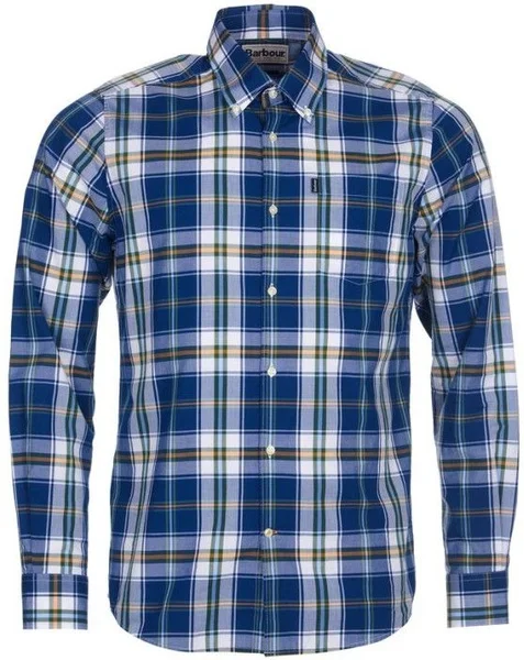 M's Jeff Shirt Tailored Fit Deep Blue Utförsäljning