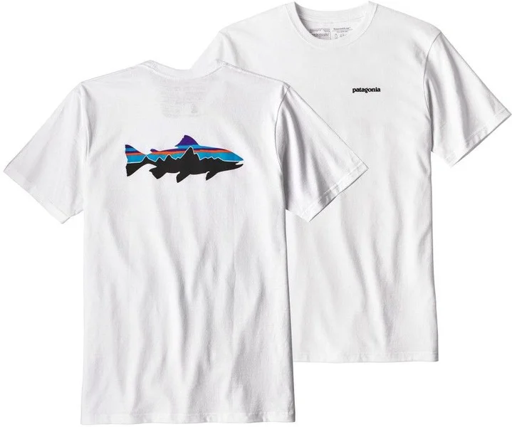 M's Fitz Roy Trout Responsibili-Tee White Premium