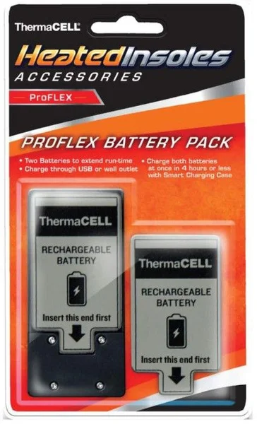 Reapris Thermacell Heated Insoles Nordic FLEX Extra batteripack
