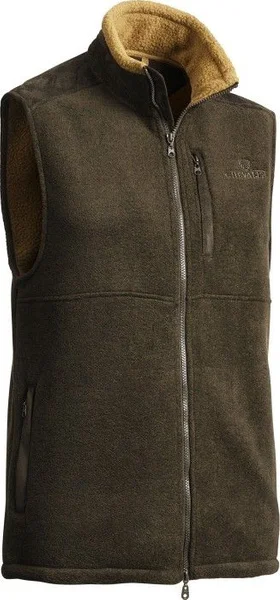 Milestone Fleece Vest Green Women Melange Kundfavorit