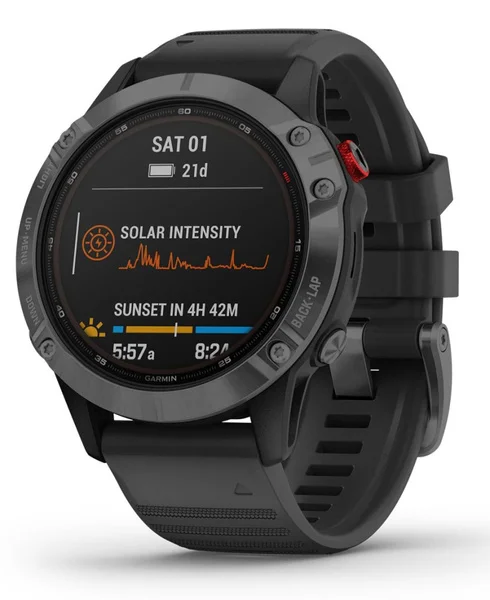 Lågt pris fenix 6 Pro Solar Slate Gray/ Black