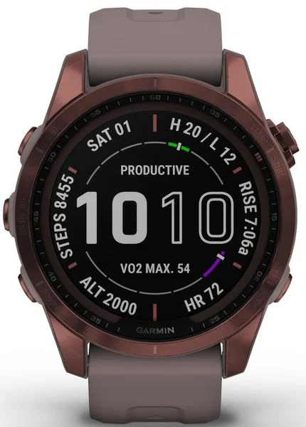 fenix 7S Sapphire Solar Dark Bronze/Shala Gray Kampanj