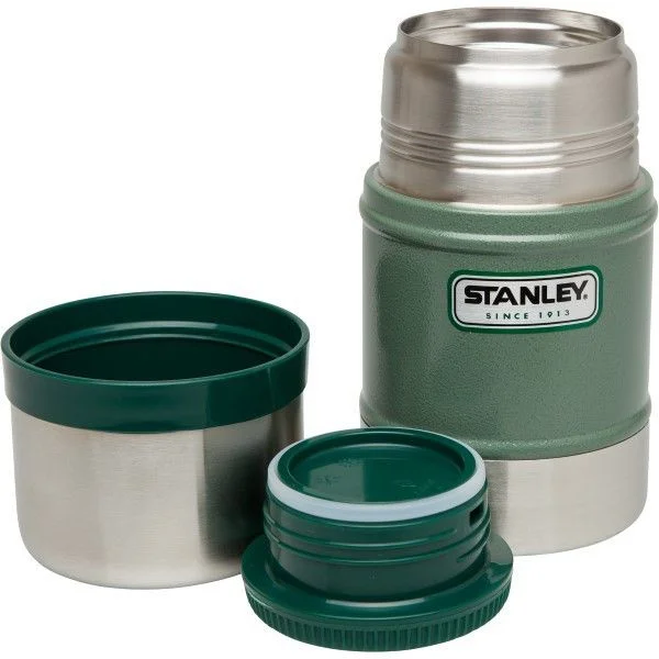 Premium Classic Vacuum Food Jar 0.5L Hammertone Green