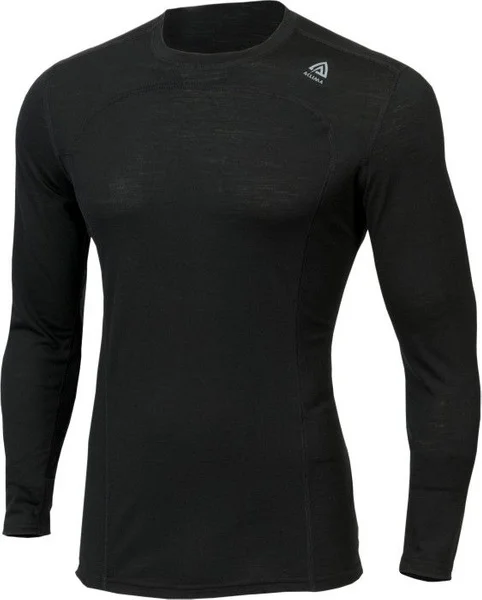 Aclima LightWool Crew Neck Shirt Man Jet Black Endast idag