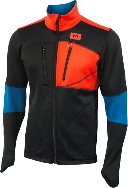 Snabb leverans Aclima Lars Monsen Anárjohka Jacket Man Jet Black/Poinciana/Blue Sapphire