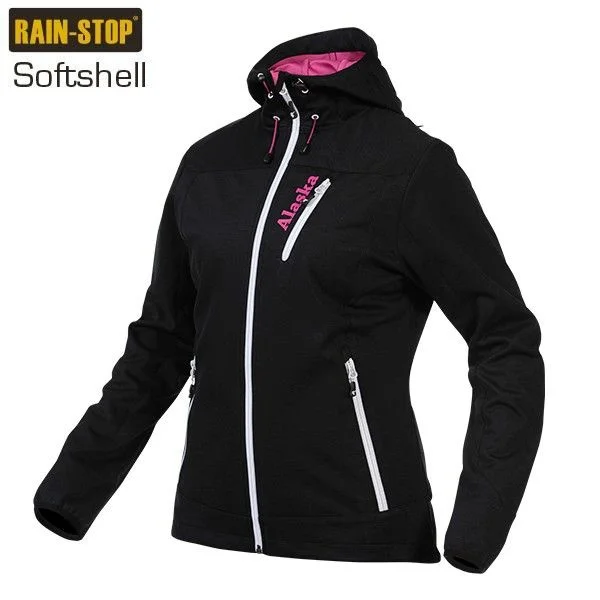 Sänkt pris Meade Waterproof Softshell Jacka Rosa Dam Black/Rosa