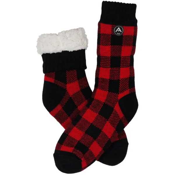 M's Heat Max Sock Checked Red Endast idag