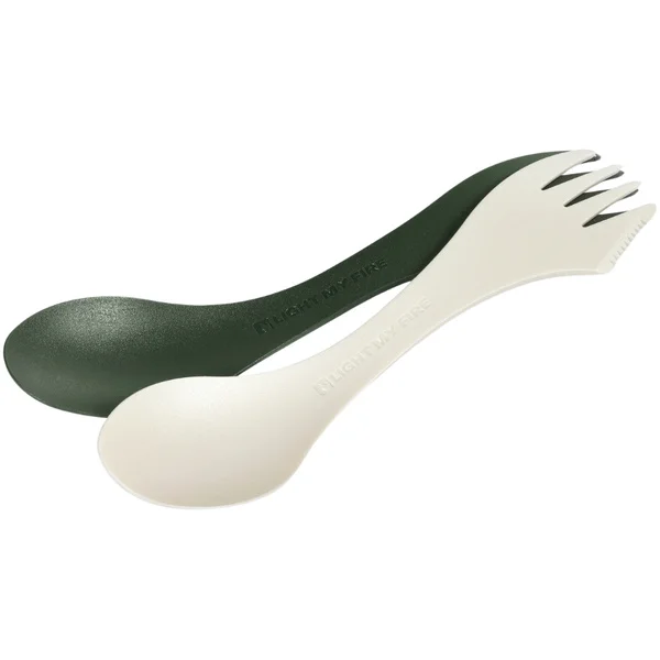 Swedish Spork Original 2-Pack Green/Cream Lågt pris