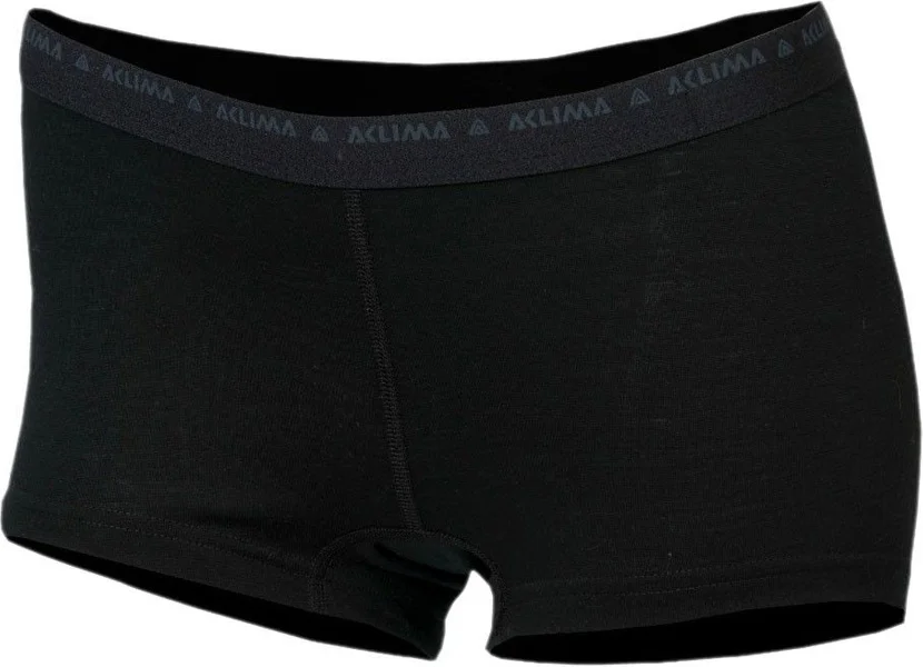 Nyhet Aclima LightWool Shorts/Hipster Woman Jet Black